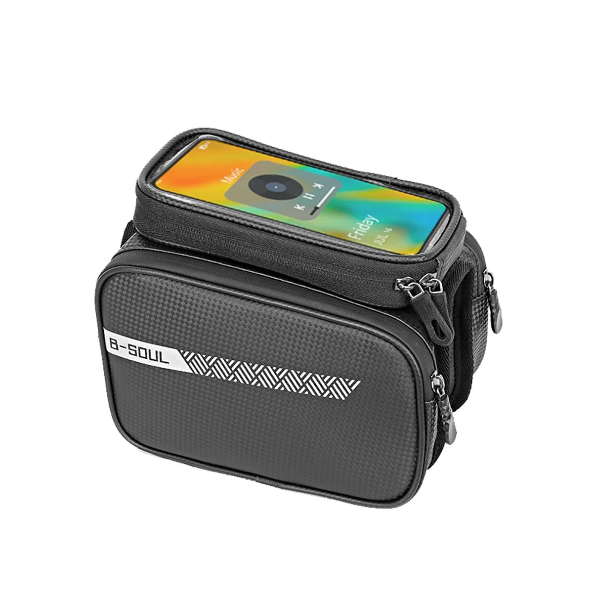 AliExpress NONE 1pc Bicycle Bag Front Beam Bag Mountain Bike Bag Mobile Phone Bag Upper Tube Bag Waterproof Saddle Bag Cycling Equipment Bag