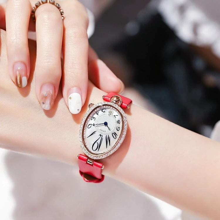 

2026 New Model Oval Dial Women'S Quartz Watch - Simple And Elegant Design, High-Quality Selection, Fashionable Quartz Wristwatch