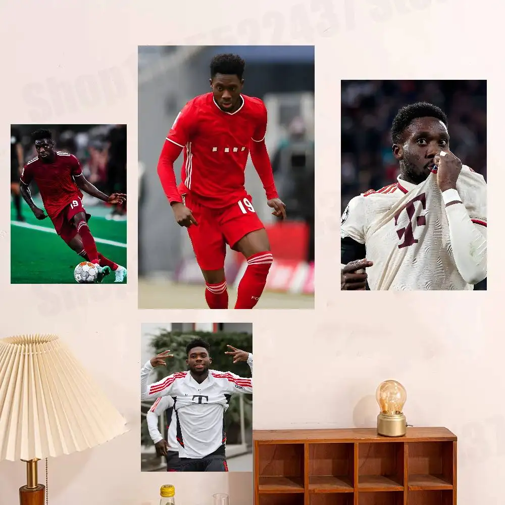 

Football 2026 Canada D-Davies Poster Sticker Classic Art Painting for Home Bedroom Cafe Office Wall Decor