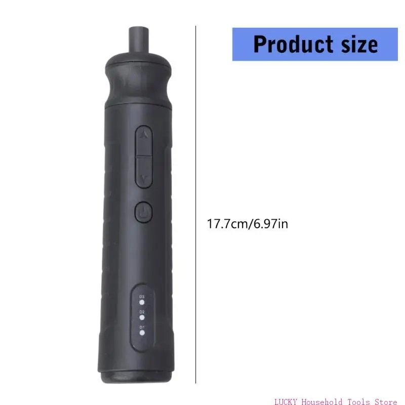 

J0MC Electric Screwdriver Set Small Electric Screwdriver Cordless with LED Light Power Screwdriver Repair Tool for PC