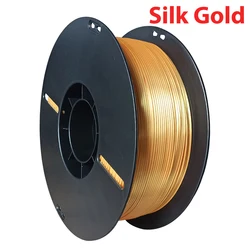 250g, 500g, 1kg PLA Silk Gold 1.75mm PLA Luxury Silky Luster 3D Printer Filament Shiny Silk Feeling Like For 3d Printing Materials