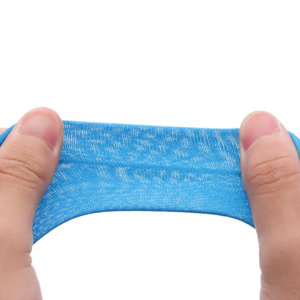 Bandas elásticas deportivas para el cabello mujer color sólido - imagen 4