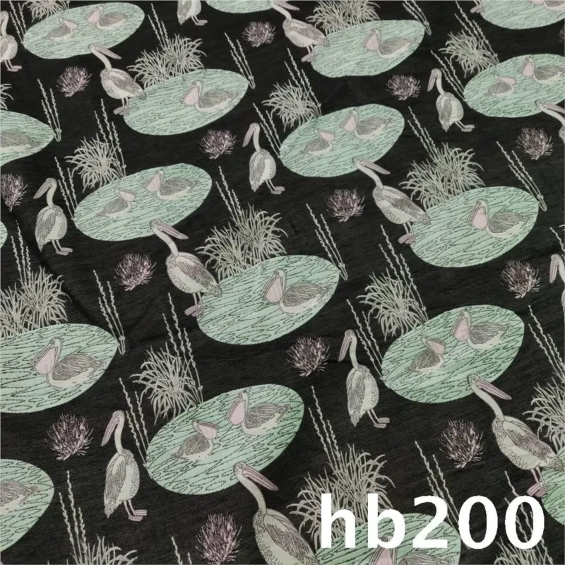 Jacquard fabric of animals and plants for skirts bouquets shoes bags trench coats