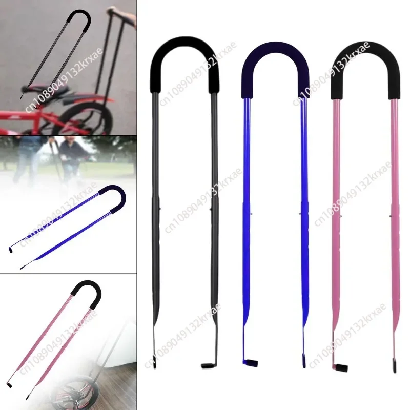 Kids Bike Training Handle,Balance Bike Safety Training Rod, Cycling Riding Helper for Beginner Toddlers