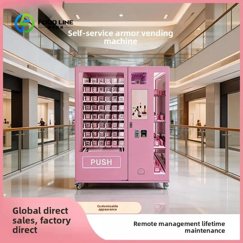 Customized Wearable Nail Automatic Acrylic Sheet Metal 24-Hour Code-Scanning Self-Service Vending Machine Beauty Smart Blind