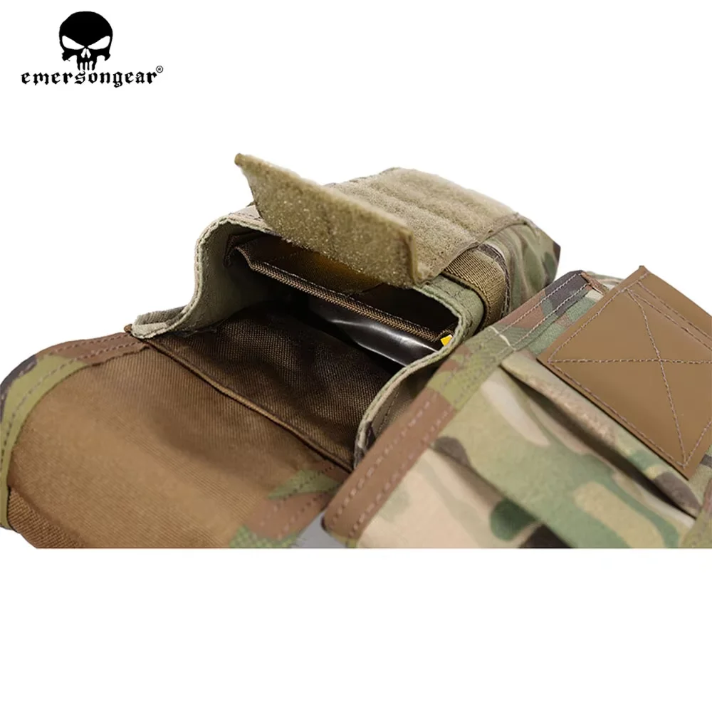 Emersongear Tactical 7.62 Triple Magazine Pouch Molle 762 Mag Bag For AK Rifle Airsoft Hunting Vest Outdoor Hiking Nylon EM6412