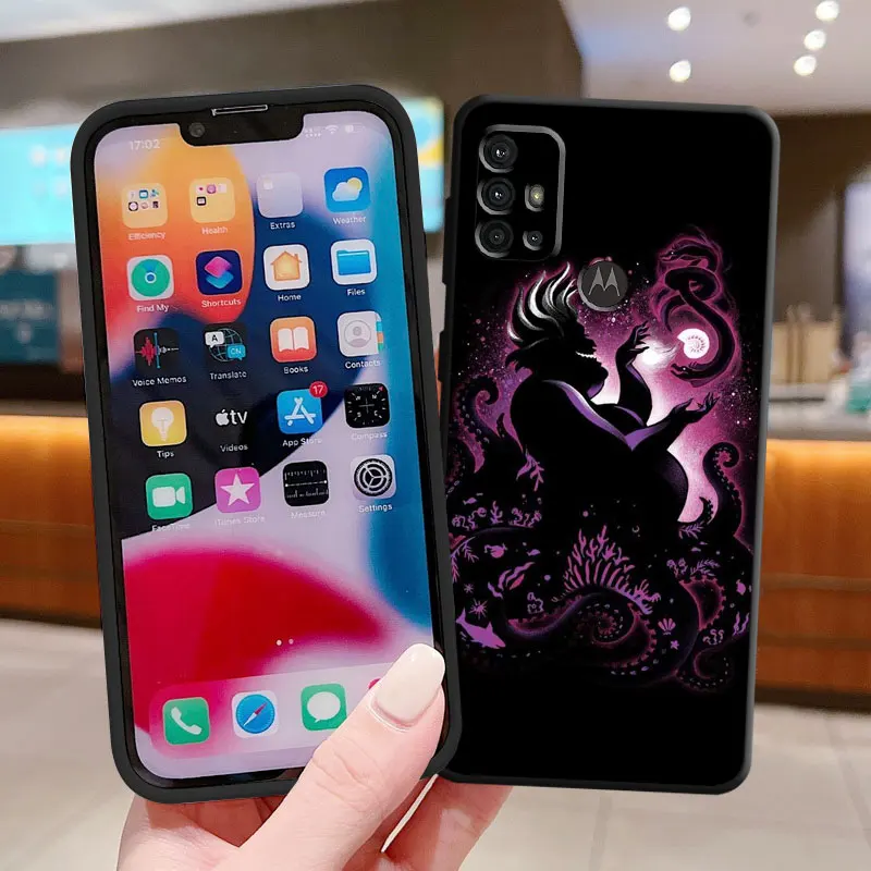 Case for Motorola Moto G32 G71 G72 G22 G73 G60s G30 G52 G53 G50 G60 G51 G31 Villain Disney Princess Funda Cases Silicone Cover image 5