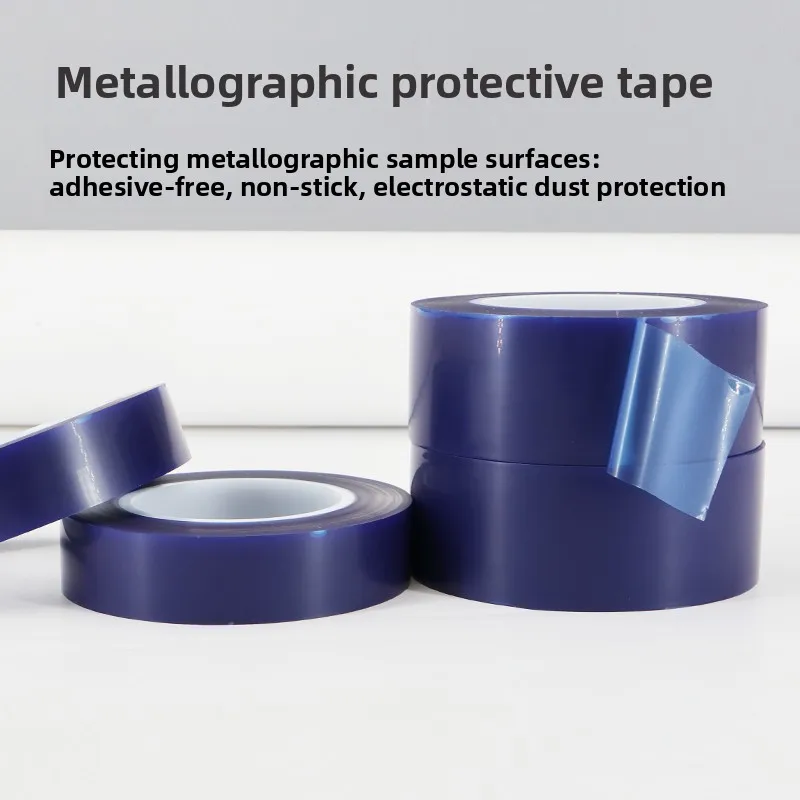 Metallographic Blue Anti-Oxidation Protection Tape – Corrosion Resistant PVC Film for Metal Sample Lab Supplies