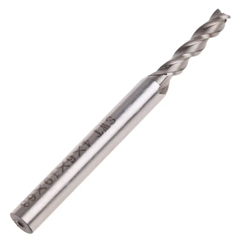 for Extra Long 4mm 3 Flute HSS & Aluminium End Mill Cutter Bit Extended