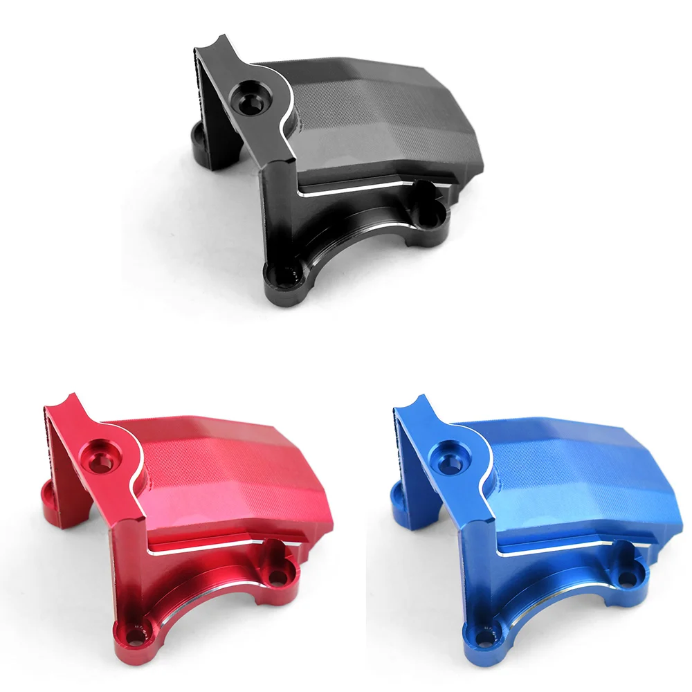 Cubierta de Metal del diferencial delantero/trasero, cubierta de caja de cambios para 1/5 Traxxas x-maxx Xmaxx 6S 8S RC Monster Truck, piezas de actualización, 2