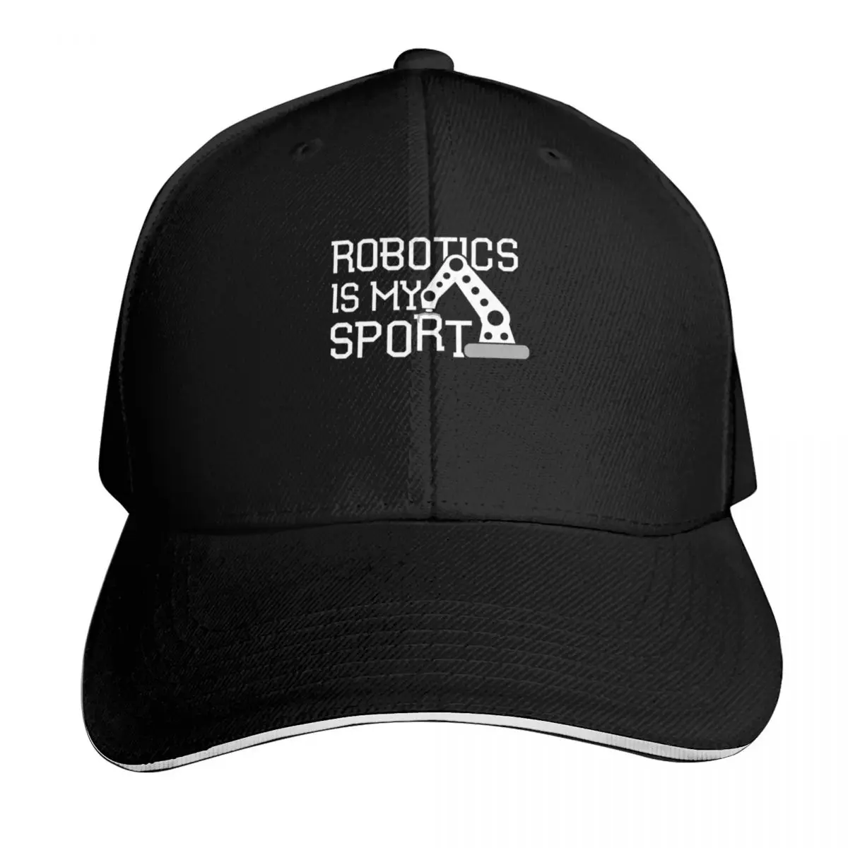 Robotics for Men Robotics Is My Sport Coding Baseball Cap Six Panel Structured Crown Sun Protection UPF 50+ Breathable Mesh Back