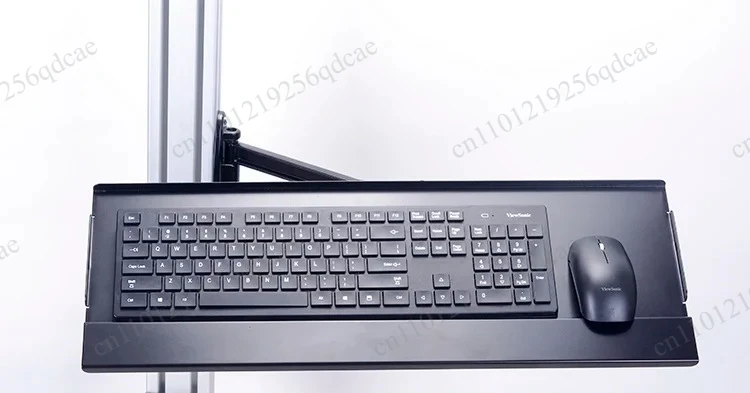 Aluminum Keyboard Mouse Tray Rotary Holder Wall Mounted Keyboard Stand Bracket For Racing Game Simulator
