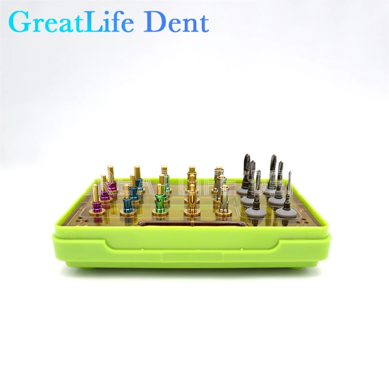 GreatLife 100% Original Surgery Instrument Kit Implantium Tool Dentium Implant Integral Stopper Drills Dental Drill Stopper Kit