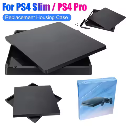 For PS4 Slim/PS4 Pro Replacement Housing Case Plastic PC Faceplate Cover High Quality Protective Shell Game Console Accessories