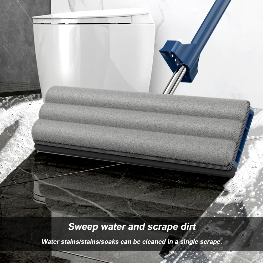 360°Rotating Flat Mop Self-contained Slide Floor Mop Microfiber Lazy No Hand-Washing Floor Floating Mop Household Cleaning Tools