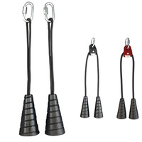 Hand Grip Tapered Spiral Biceps Triceps Drawstring Single Grip Rope Pull Down Cable Attachment Muscle Fitness Training Equipment