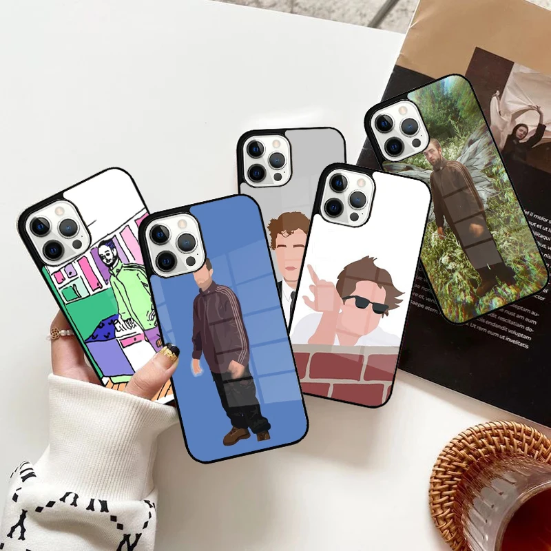 Robert Pattinson Funny Meme Phone Case Strong Magnetic for iPhone 15 16 14 13 Pro Max 11 12 Mini Magsafe Wireless Charging Cover