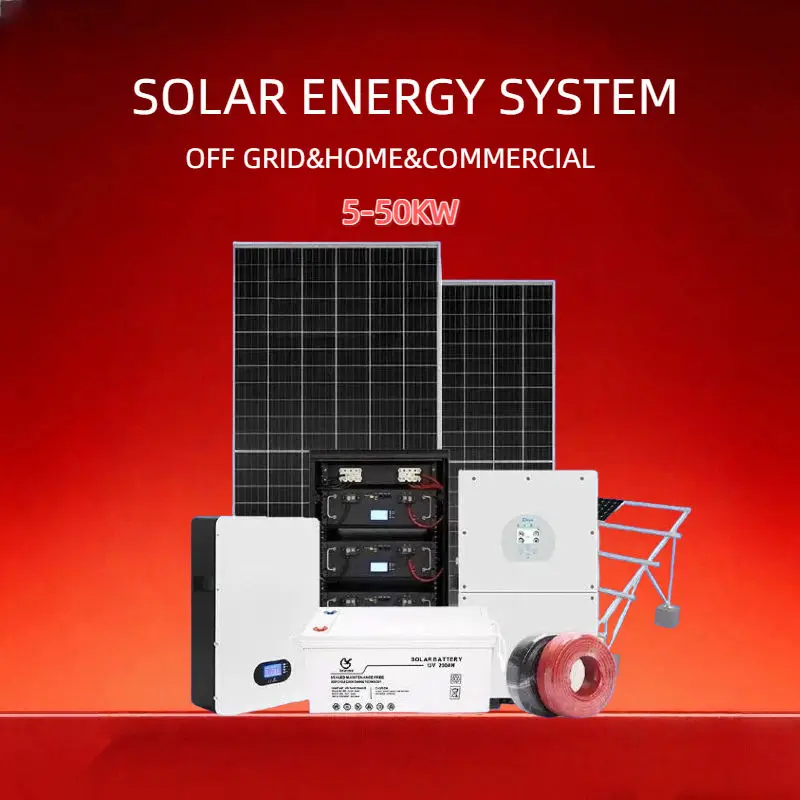 Lumitech Residential Offgrid Solar Energy Storage System 10Kw 15Kw 20Kw 30Kw Good Selling Hybrid All in One Solar Power System