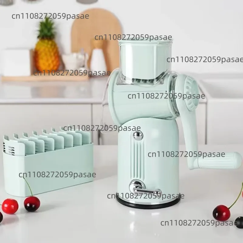 Kitchen tools, plastic small accessories, vegetable cutter, circular rotary cheese grater, multi-functional machine