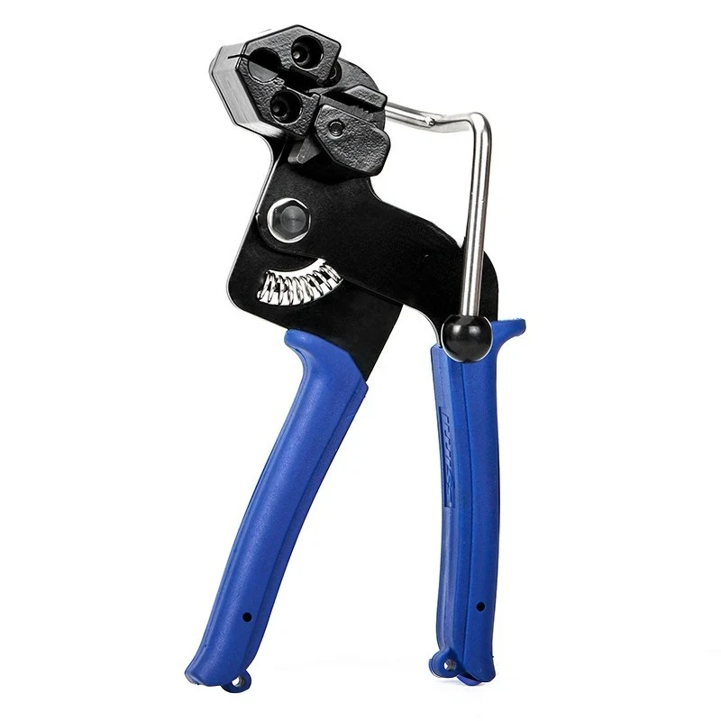 Stainless Steel Ribbon Grab Self-Locking Ribbon Cutter Tighten Belt Tool Packer Stainless Steel Ribbon Cable Tie Pliers