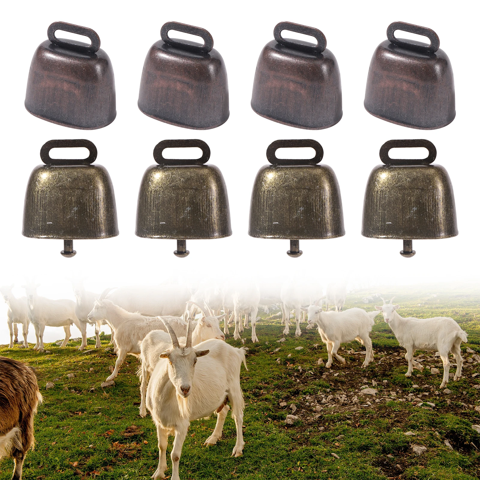 1 Pc Copper Bell Livestock Grazing Bell Cattle, Horse And Sheep Anti-loss Pure Copper Bell Clear And Loud Farm Animal Tools