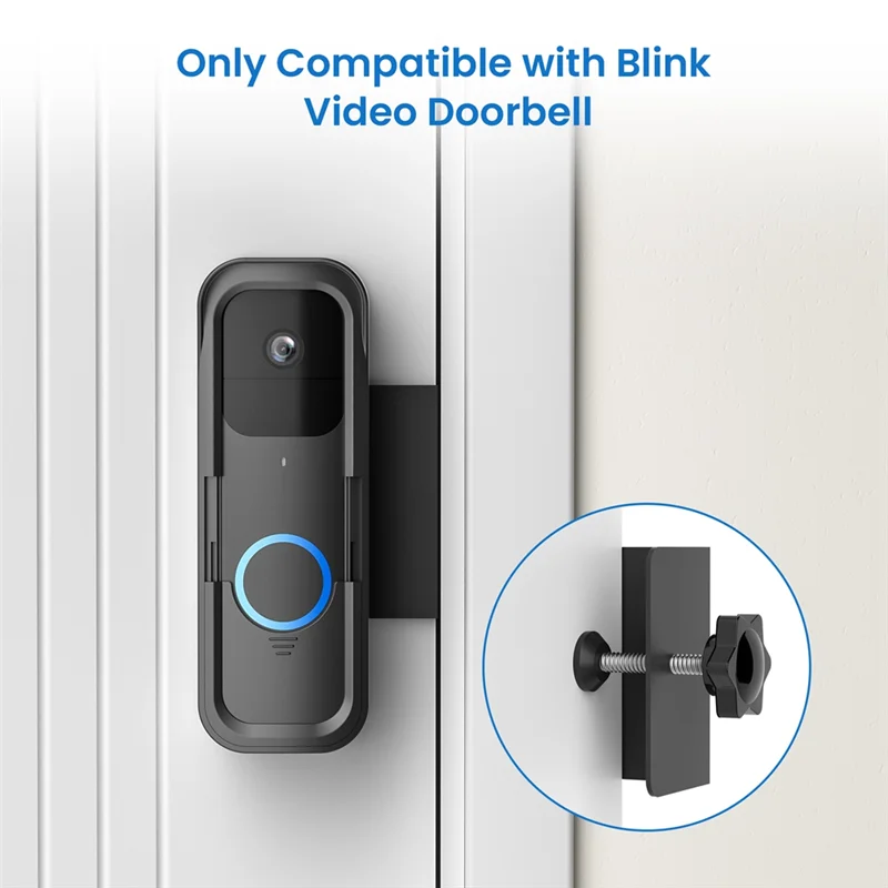 ABGR-도난 방지 초인종 마운트 깜박임 비디오 초인종 용 드릴 브래킷 홀더 없음, 초인종 모션 센서 카메라 마운트 차단 없음