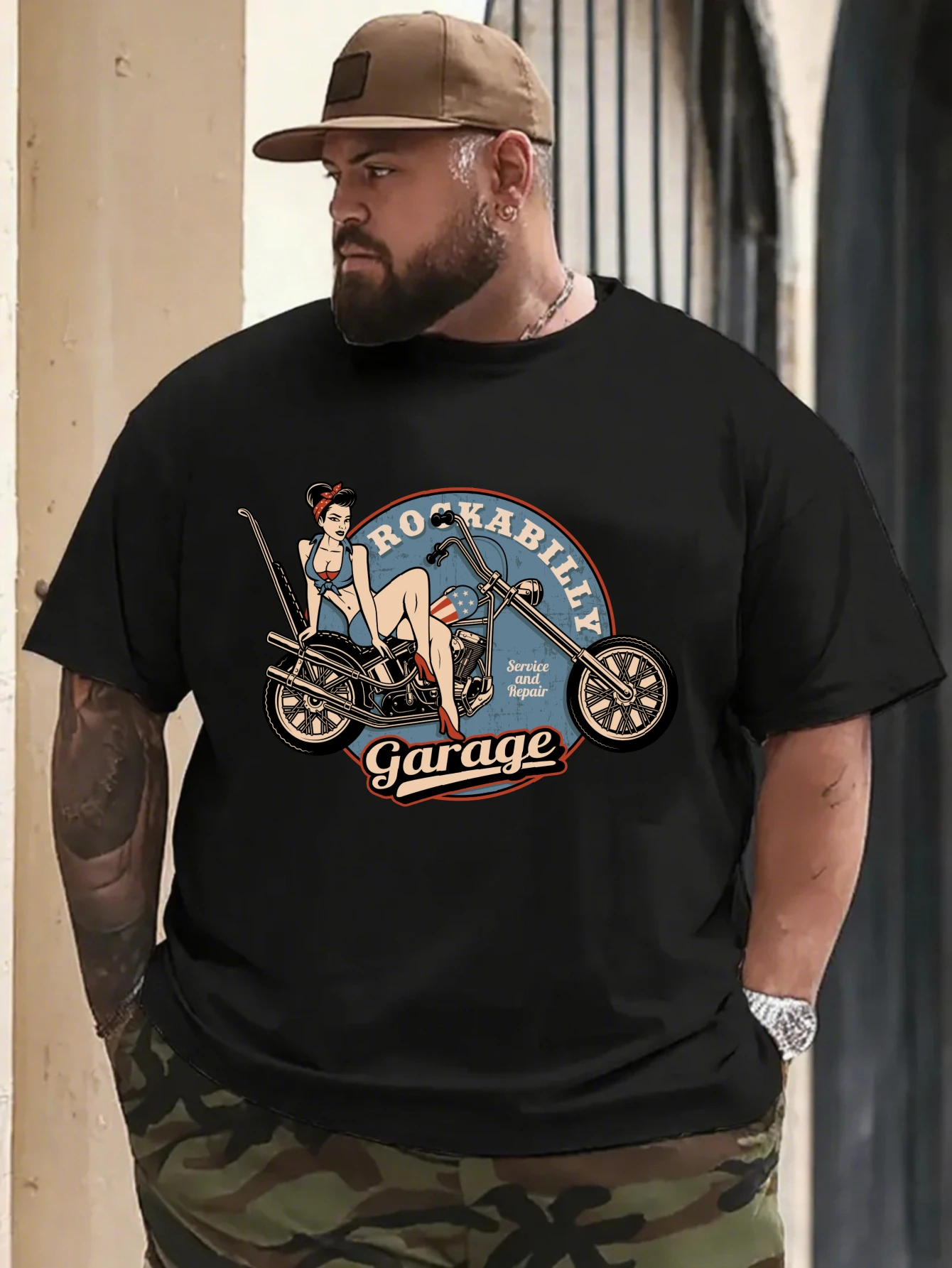 

Vintage Vintage Alien Face Graphic T-Shirt for Men, Sci-Fi Style Short Sleeve Tee, Alien Print Tops