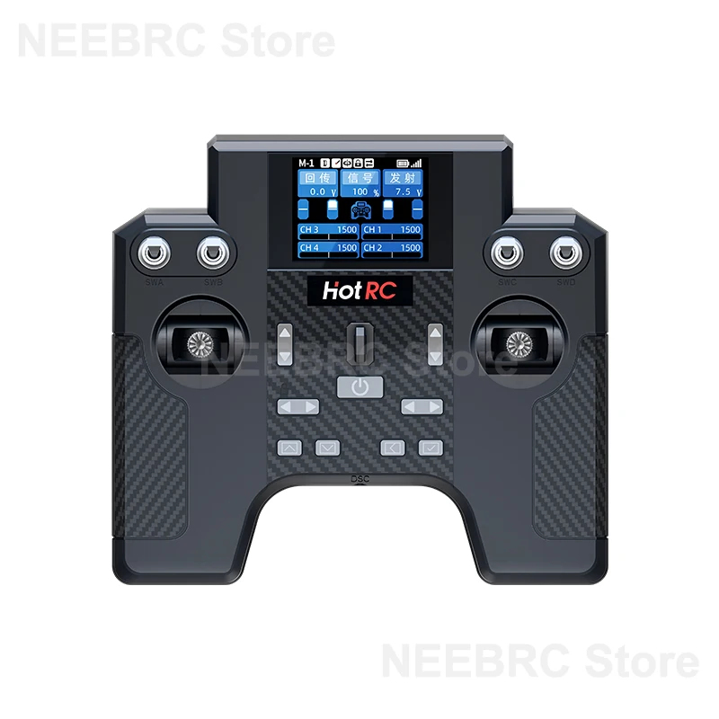 New HotRC HT-8A Transmitter HT8A 2.4G 8CH Remote Control F-08A F-10A F-06A F-01A Receiver for RC Car Plane Drone Aircraft Boat