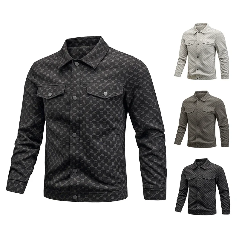 

High Quality 2025 New Spring Autumn Men's Jacket Fashion Casual Overcoat Male Multi-pocket Designer Coats Men Jacket