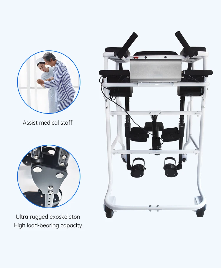 Exoskeleton for walking Exosquelette Exoesqueleto para caminar Rehabilitation robot Walker & rollator Gait correction -BZ-KNX02