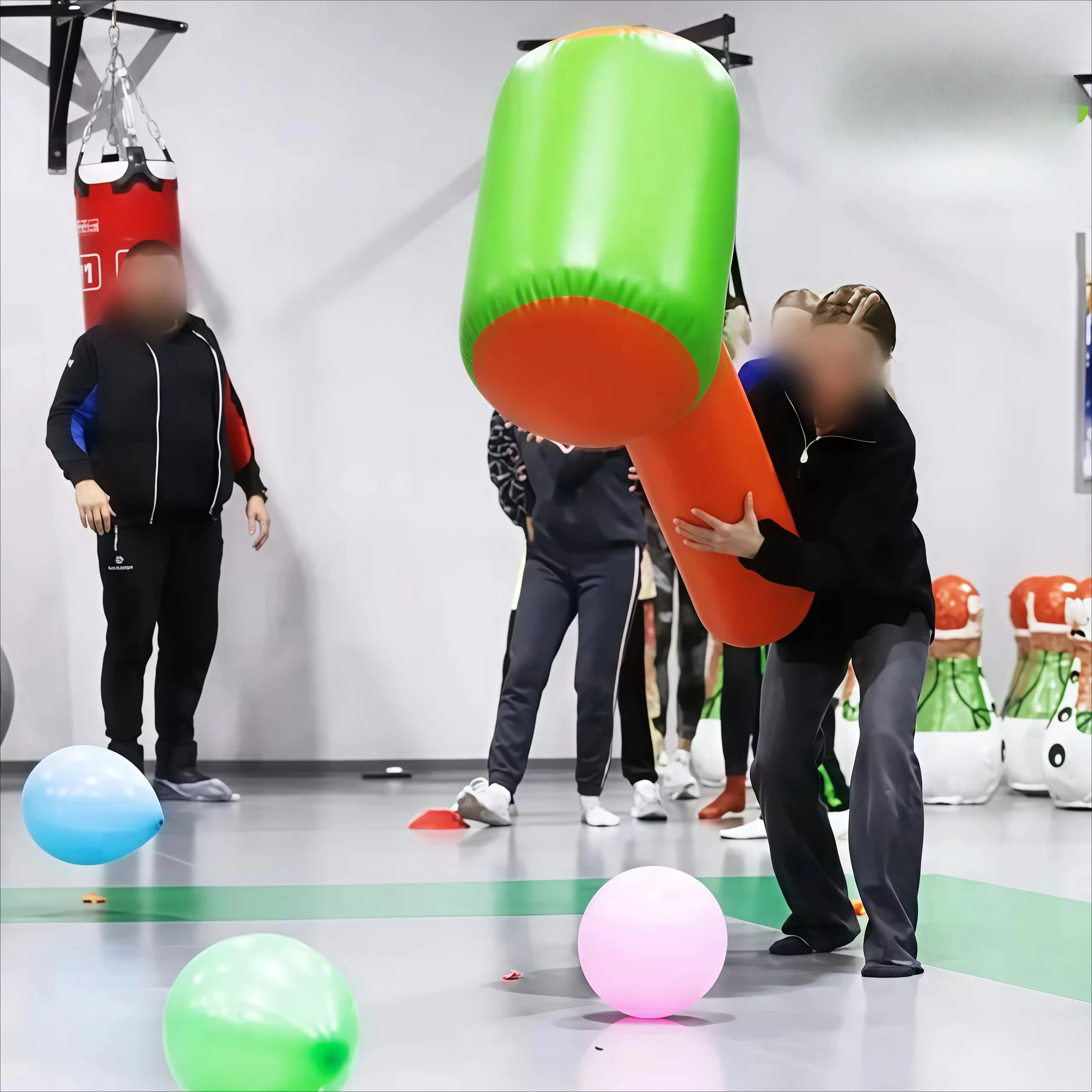 Team Building Sports Games Inflatable Hammer Balloon Games Team Sports Inflatable Equipment
