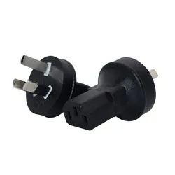 AU TO C13,Australia 3 Pole Male IEC 320 C13 Female Ac Power Adapter, Saa To C13 Australia Plug