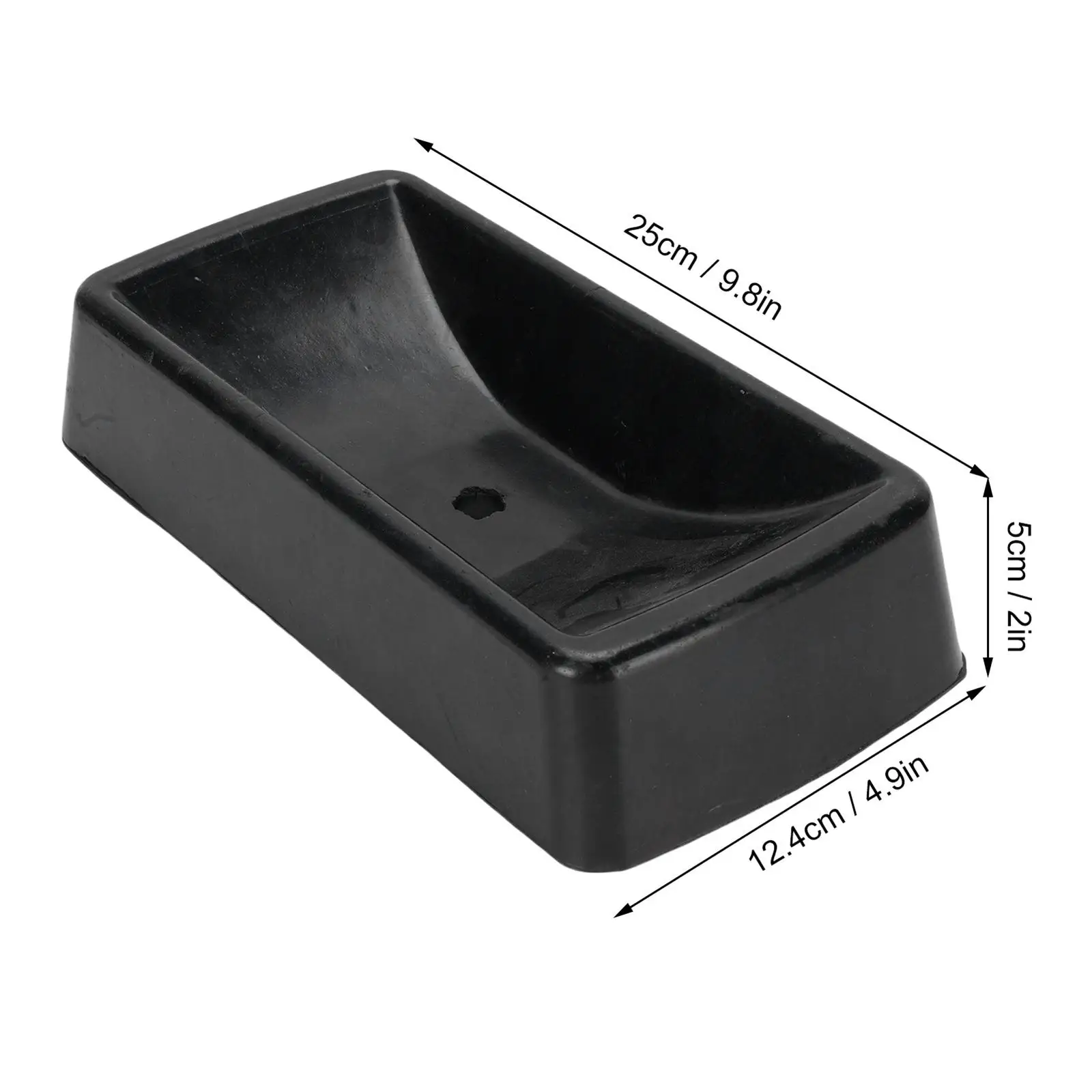 

Jack Wheel Chock Single Wheel Stopper, Easy to Use, Auto Accessories Durability Stabilizer Jack Caster Dock for Trailers