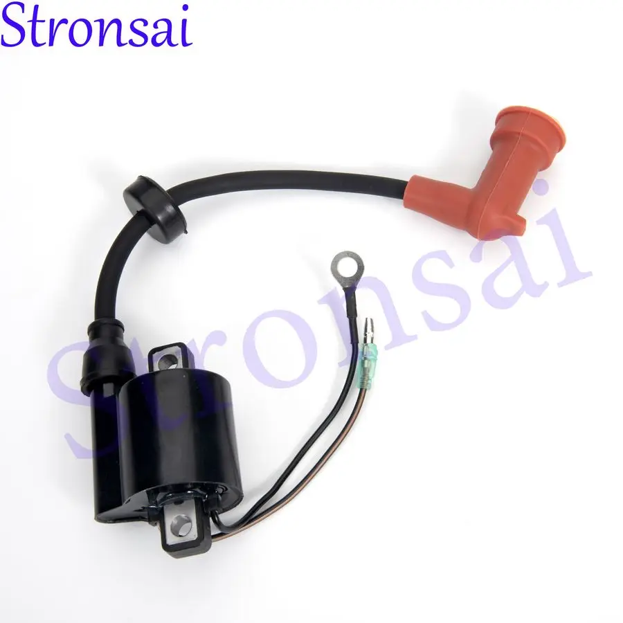 

66T-85570 Ignition Coil For Yamaha Outboard Motor 2T 40HP Hidea Seapro HDX 66T-85570-00;Parsun T40-05090100