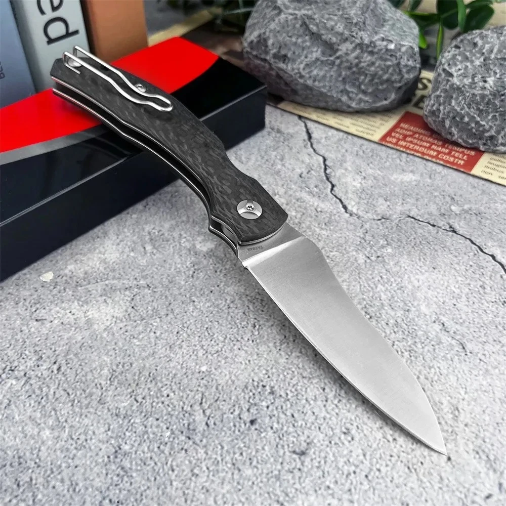 C241 كابارا التكتيكية جيب سكين للفرد D2 شفرة ألياف الكربون مقبض التخييم بقاء الصيد السكاكين لأدوات EDC في الهواء الطلق