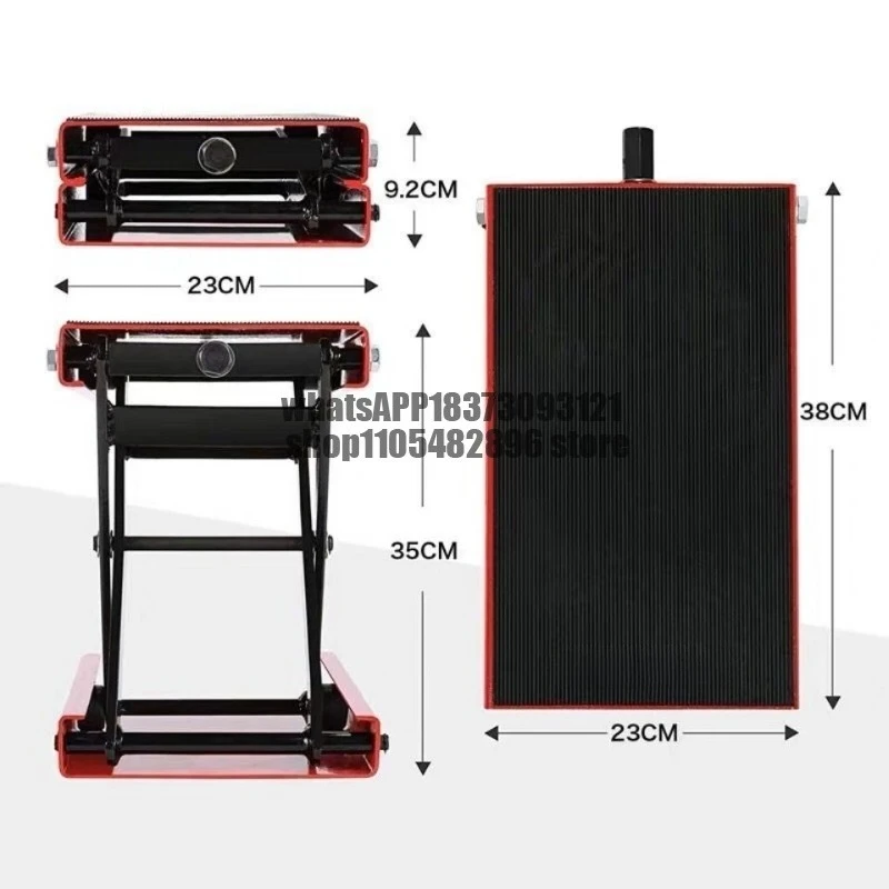 Motorcycle battery car repair platform lift table tool stand frame bracket