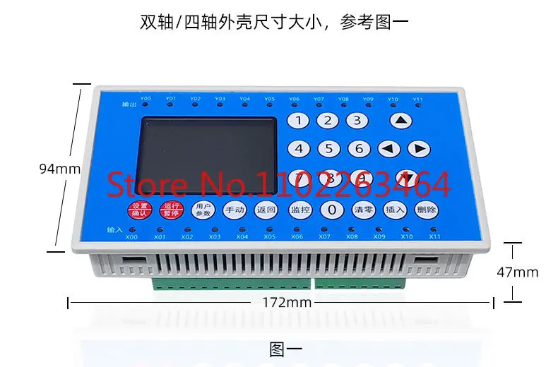 2-axis and 4-axis stepping servo motor controller Delay cylinder solenoid valve stepping motor programmable controller