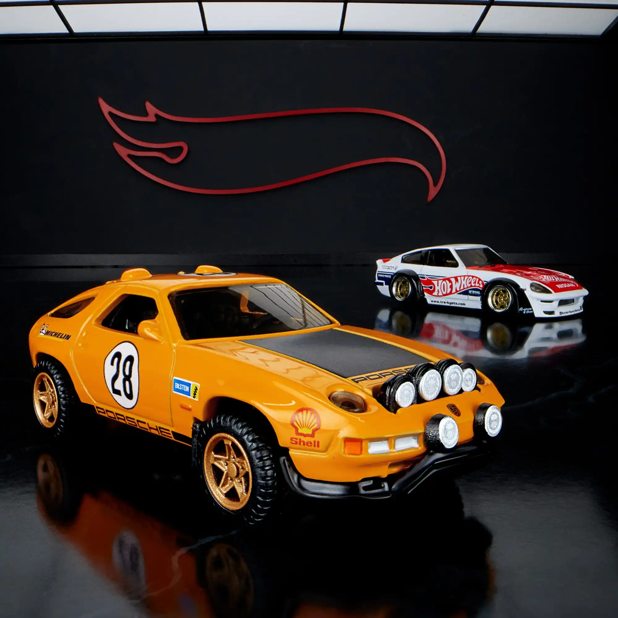 Hot Wheels Cars elite Porsche 928 Safari 1/64 vehículos de juguete modelo fundido a presión de Metal