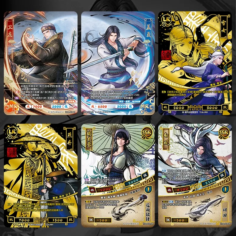 بطاقات KAYOU Qin's Moon - Hero Duel Competition Enhanced Edition Vol.3 مجموعة Gaini SGR MR بطاقات المعركة بطاقات الرسوم المتحركة هدية ألعاب