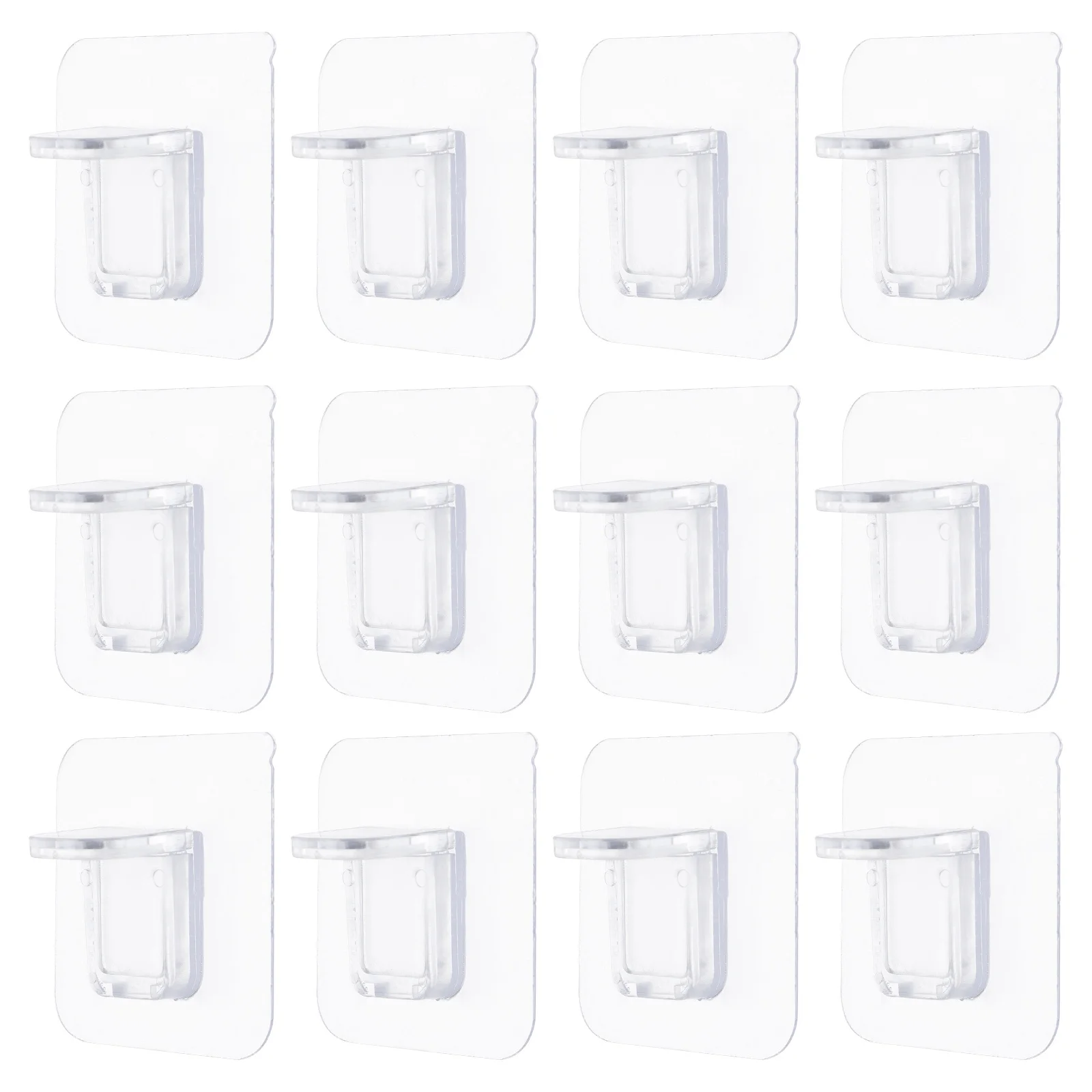 12Pcs Shelf Support Pegs Clips for Cabinets Bookshelves Wardrobes Durable Long Lasting Simple Design Easy Install