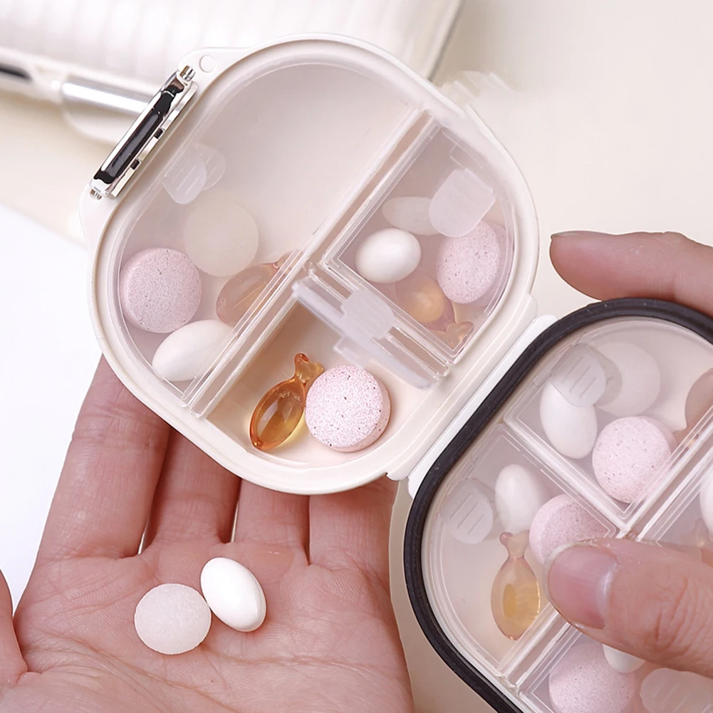 7-Days Pills Medicine Storage Box Weekly Tablet Holder Storage Organizer Container Case Pill Box Splitters Pill Case Organizer