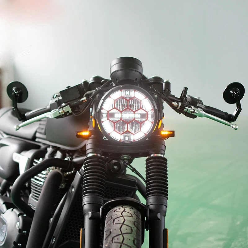 

Customized For Brixton Cromwell 1200 Motorcycle Original Customized Front Fork Turning Indicators Lights