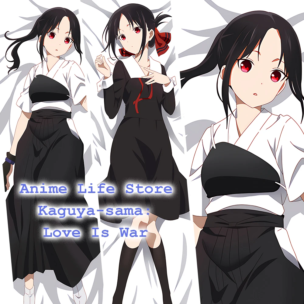 Dakimakura Anime Kaguya-sama: Love Is War　Double-Sided Pillowcase Shinomiya Kaguya　Body Pillow Cover Cos　Hugging Throw Cushion