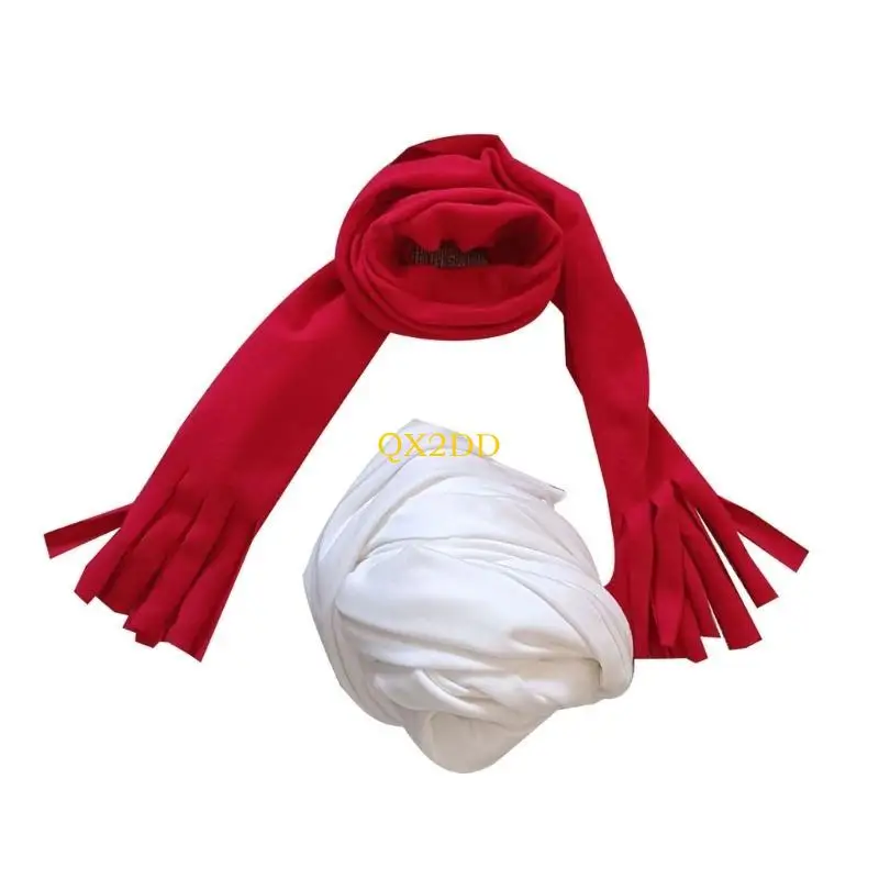 

QX2D Christmas Hat and Wrapping Cloth Baby Outfit Suits Costume Photo Clothes