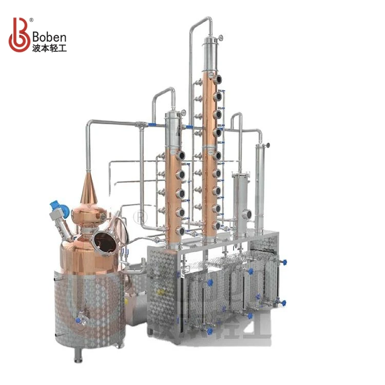 Rum Distillery Fractional Distillation Column  1000 Liter