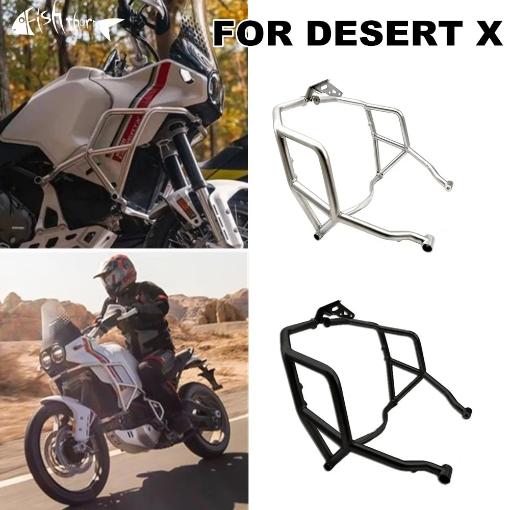 

For Ducati Desert X DesertX desertX 2022 2023 2024 Motorcycle Engine Guard Crash Bar Tank Bumper Protector Bar Desert X