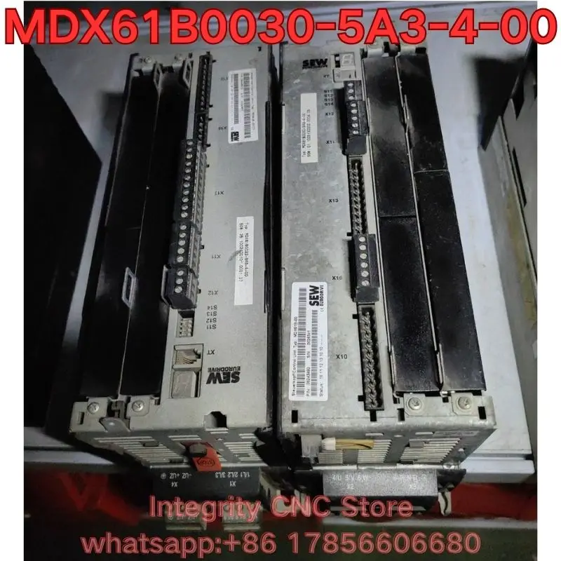 Second-hand MDX61B0030-5A3-4-00 inverter function test is normal