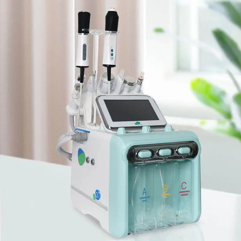 Hydro Dermabrasion Hydrofacial Machine Water Spray Facial Hydro Peel Ultrasonic Water Dermabrasion Machine with oxygen