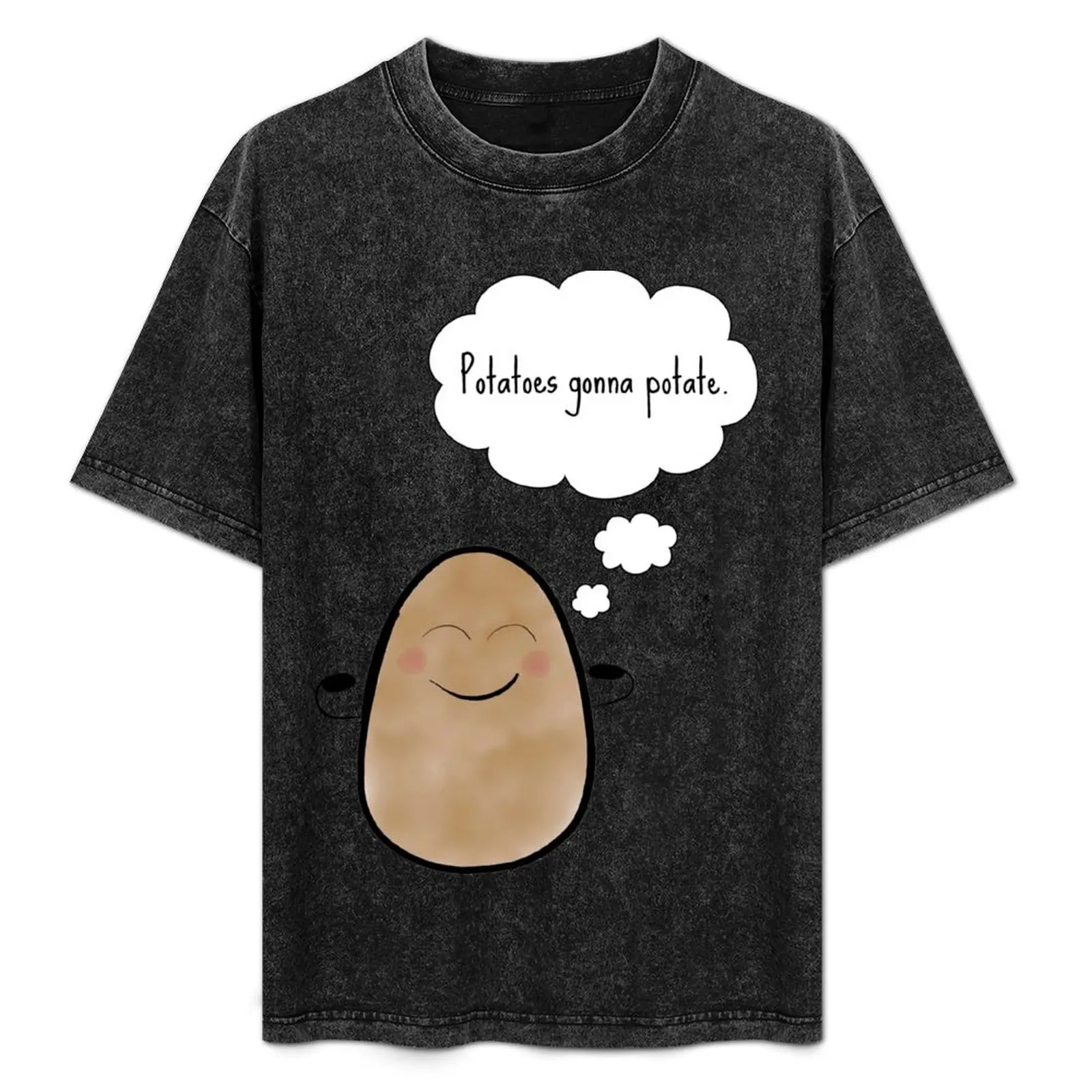 

Potatoes gonna potate T-Shirt boys animal print Blouse tees fitted t shirts for men