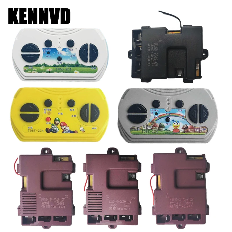 Pilot i kontroler do pojazdów elektrycznych dla dzieci, koparka elektryczna i odbiornik zbiornika dla dzieci